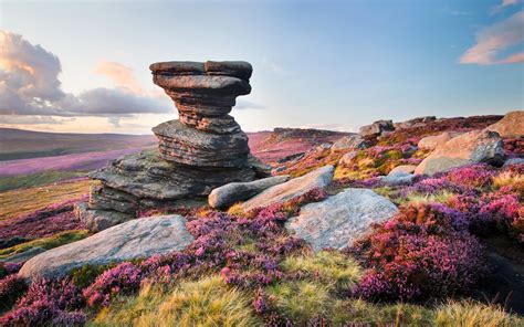 united, Kingdom, Scenery, Stones, Grasslands, Derwent, Edge, Nature ...