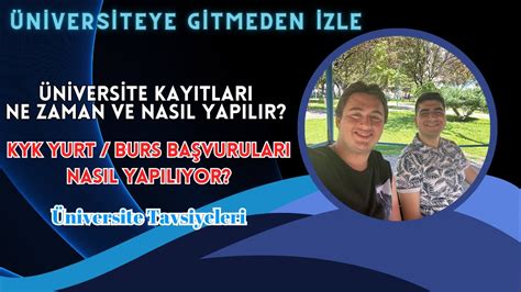 ÜNİVERSİTEYE GİTMEDEN ÖNCE BİLİNMESİ GEREKENLER I KYK Yurt Burs