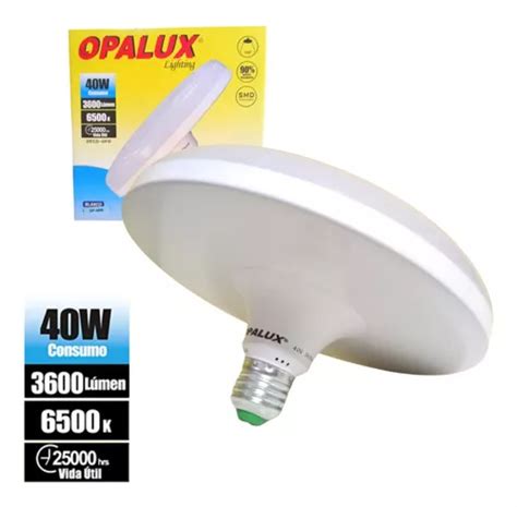 Foco Ufo Led Tipo Ovni W Luz Blanca Fr A Opalux Op W Cuotas Sin