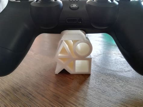 3D Printed PS4 controller stand V3 by Nördz | Pinshape