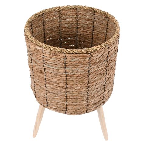 Found Fable Faux Rattan Planter Stand At Home