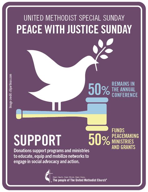 Sunday May 26th Peace With Justice ST MARK S UNITED METHODIST