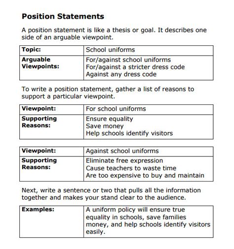 Values Statement Template 10 Value Proposition Samples Sample Templates ...