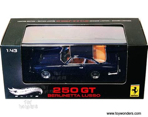 Ferrari 250 Gt Berlinetta Lusso Hard Top By Mattel Hot Wheels Elite 1