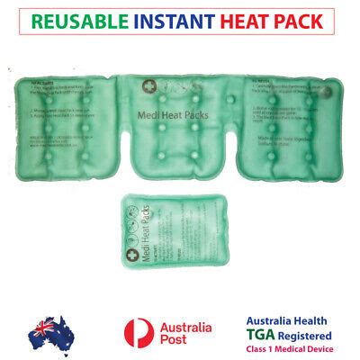 Instant Heat Packs, Reusable Heat Pack, Neck Pain, Hot Pack,Click Snap ...