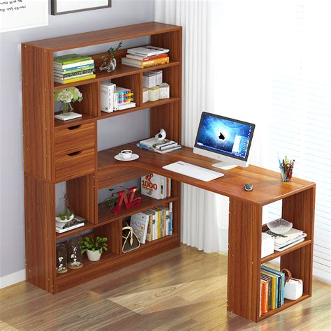 Usd Corner Desk Bookshelf Combination Computer Home Simple