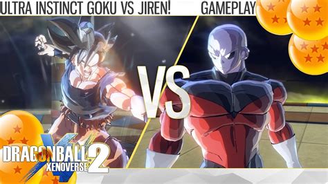 2k Dragon Ball Xenoverse 2 Ultra Instinct Goku Vs Jiren Dlc Gameplay Youtube