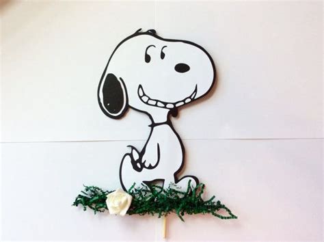 1ft Snoopy Stand Up Centerpiece With Removable By Lovetofiesta Baby