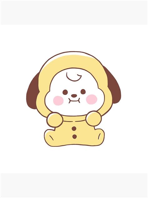 Jimin Sticker Mochi Sticker Bt21 Chimmy Poster For Sale By Skwonder