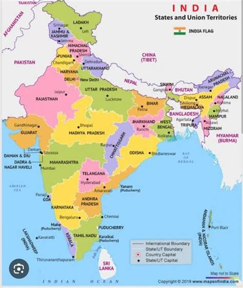 Latest State Maps Of India Political Road Guide Series Latest State