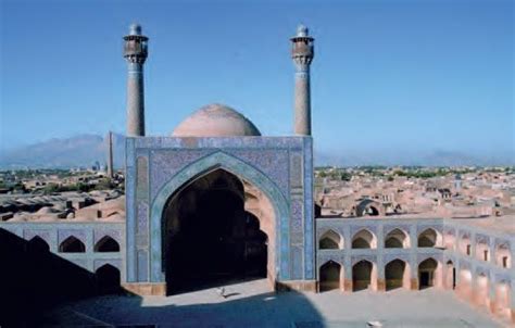 Great Mosque Masjid E Jameh Isfahan Iran Islamic Persian Seljuk