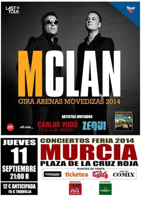 Concierto De M Clan En Murcia Comprar Entradas