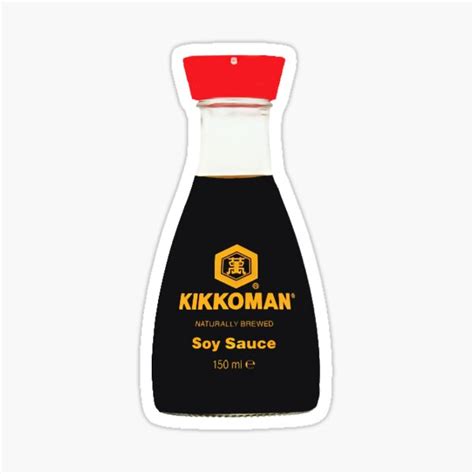 Kikkoman Soy Sauce Sticker For Sale By Haytim Redbubble