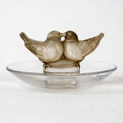 Cendrier Baguier Colombes Verre Ren Lalique R Lalique Glass Ashtray