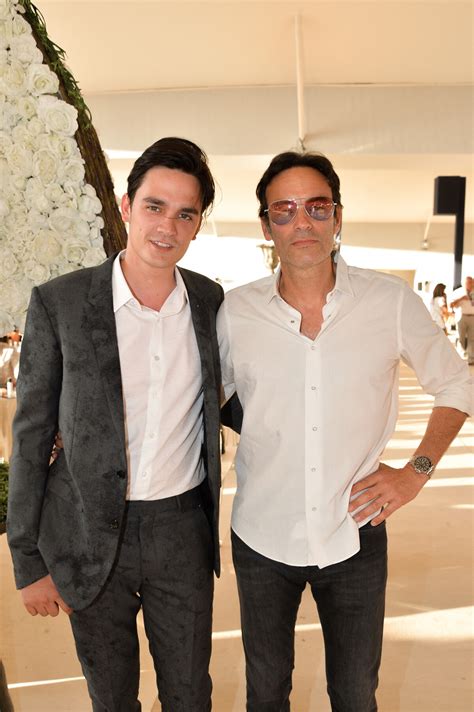 Photo Exclusif Anthony Delon et son frère Alain Fabien Delon