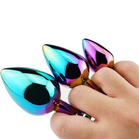 Tapones Anales Plug Anal Corazón Multicolor Tamaño G Pacifiko Guatemala