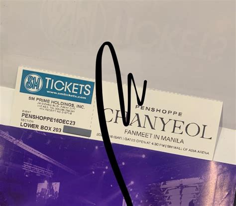 Penshoppe Chanyeol Fanmeet In Manila Tickets Vouchers Event Tickets