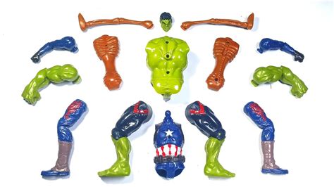 Assemble Avengers Hulksmash Vc Captain America Vs Sirenhead Toys