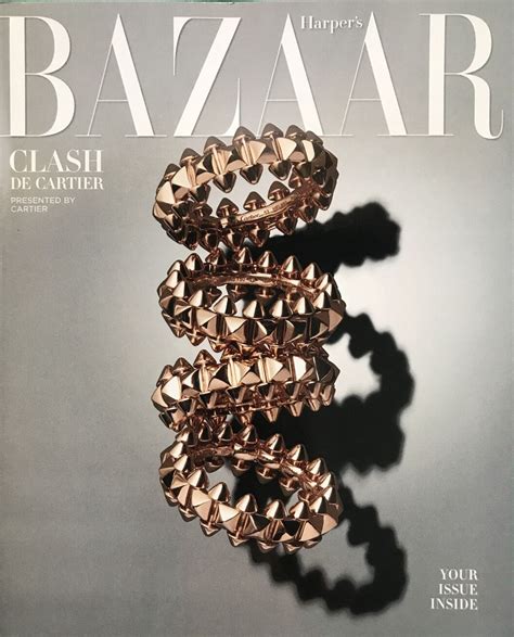 Harper S Bazaar June July Clash De Cartier Magazine Baza