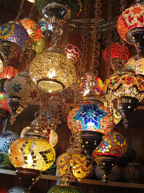 Turkish lamps in the Grand Bazaar | Turkish mosaic lamp, Turkish lamps ...