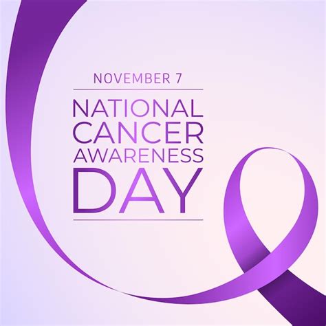 Premium Vector National Cancer Awareness Day Design Template