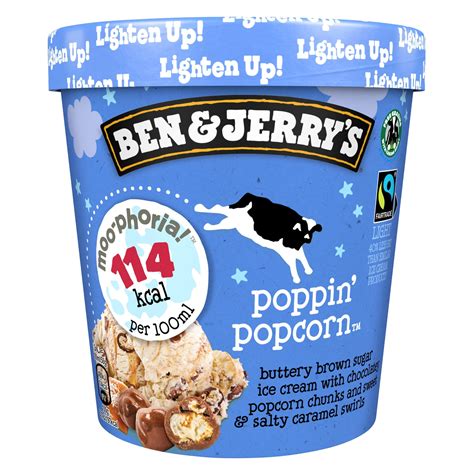 Ben And Jerrys Ice Cream Moo Phoria Poppin Popcorn 465 Ml Ice Cream