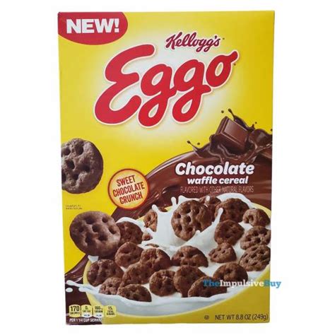 Review Kellogg S Eggo Chocolate Waffle Cereal The Impulsive Buy