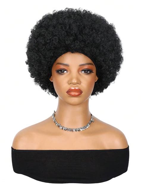 Perruque Bandeau Afro Court Boucles Afro Cr Pues Pour Perruque Afro