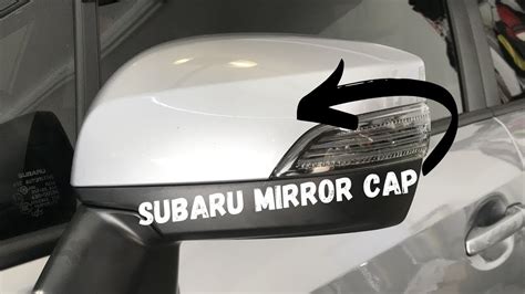 Subaru Side Mirror Cover Replacement