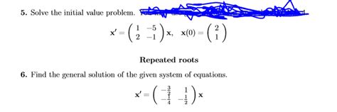 Solved Solve The Initial Value Problem X X Chegg