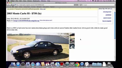 Craigslist Cedar Rapids Iowa Popular Used Cars And Trucks For Sale By