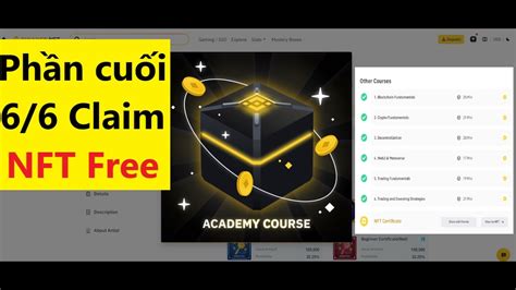 Binance Academy Claim NFT Certificate Free II Binance YouTube