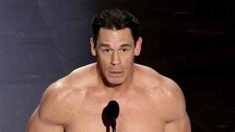 Why John Cena Was Naked At Oscars 2024 A Streaker Callback Explained