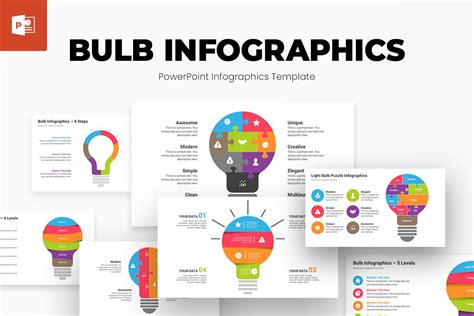 Bulb Infographics PowerPoint Template | Nulivo Market