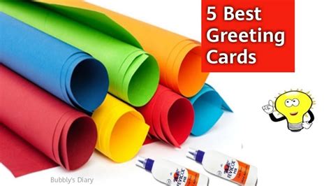 5 Greeting Cards Making Ideas Handmade Greeting Cards Paper Crafts