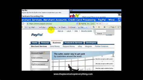 How To Set Up A Paypal Account Ebay Video Tutorial 2 Of 34 Youtube