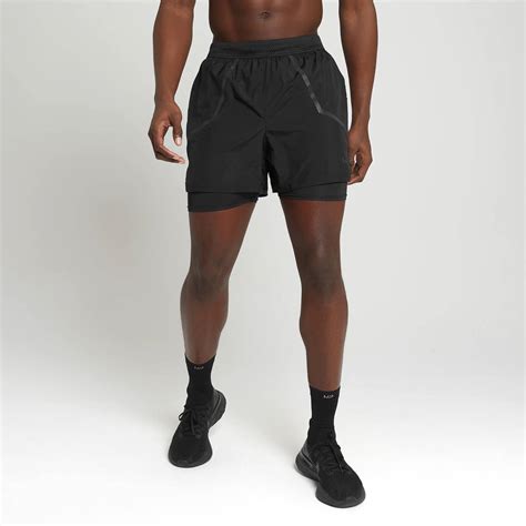 MP Men S Velocity Ultra 2 In 1 Shorts Black MYPROTEIN