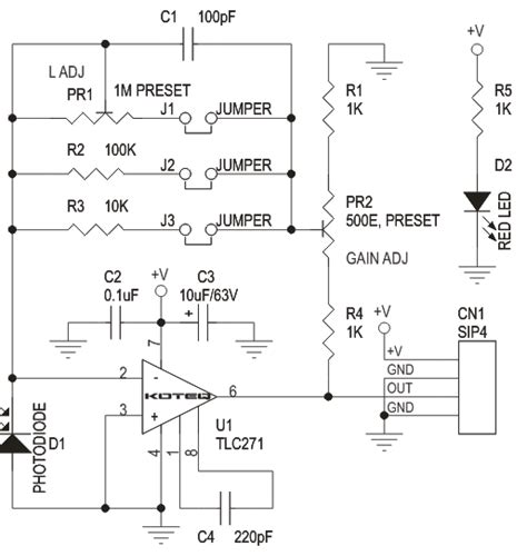 Lux Meter Module Electronics Lab