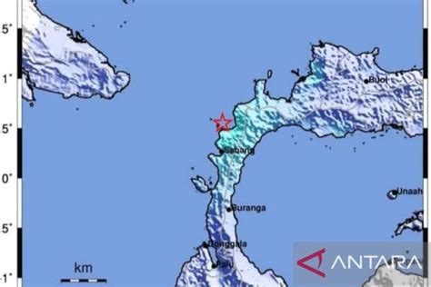 Gempa 5 3 Magnitudo Guncang Wilayah Lepas Pantai Kabupaten Donggala