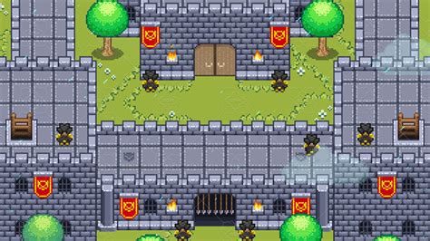 Castle 16x16 Tileset Fantasy Dreamland Reborn GameDev Market