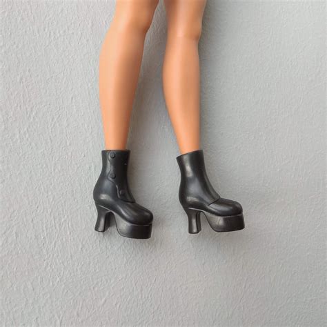 Barbie Curvy Boots Barbie Boots Doll Shoes Barbie Shoes Barbie Etsy