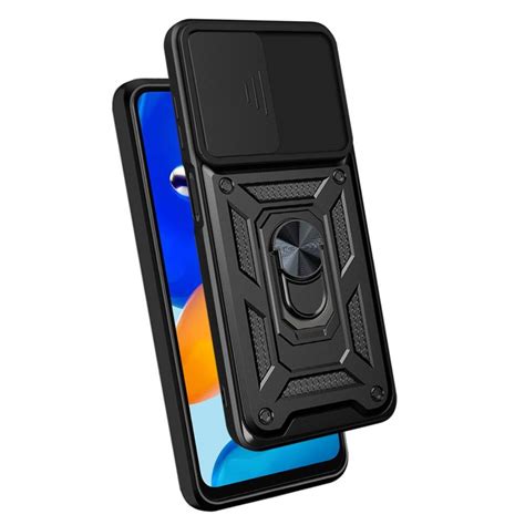 Case Xiaomi Redmi Note 11 4g Note 11s Nexeri Camshield Pro Black