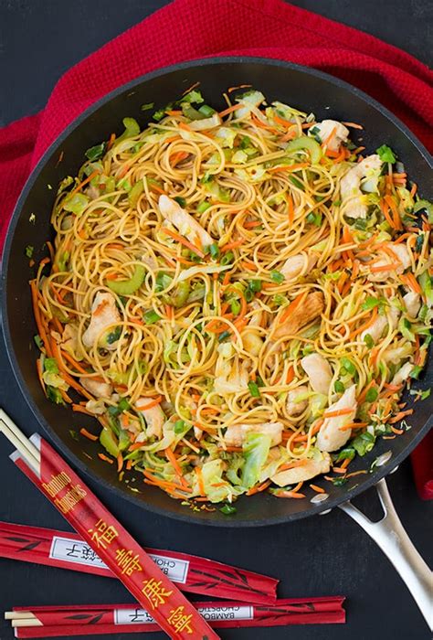 Chicken Chow Mein Healthy Chinese Food Recipes Popsugar Fitness