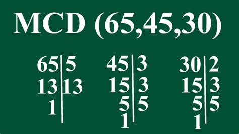 Calcular Maximo Comun Divisor De Tres Numeros Printable Templates Free