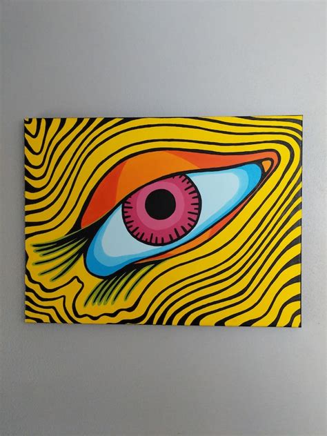 Abstract Eye Painting - Beginner Painting