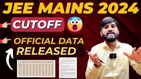 Jee Mains Cutoff Percentile Official Data Cutoff Jee Mains