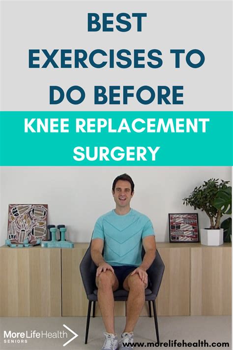 Exercises to do before Knee replacement surgery | Knee replacement ...