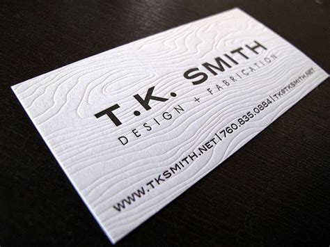 28 Beautiful Debossed Business Cards for Inspiration | WebFX