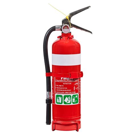 Fire Extinguisher Dry Powder ABE 2Kg Site Ware Direct