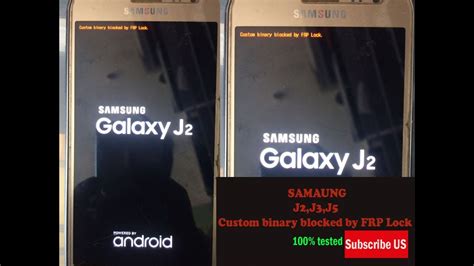 Samsung J Custom Binary Blocked By Frp Lock Youtube